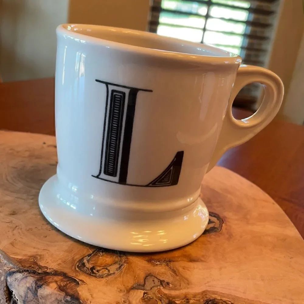Anthropologie ‘L’ Monogram Mug